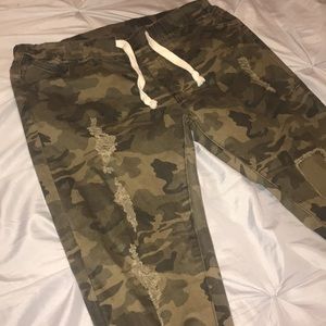 Women Casual Military Stretch Skinny Jeans